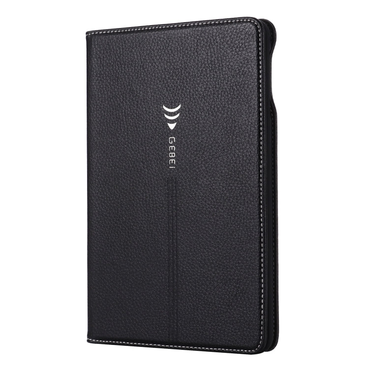 For iPad Mini 2019 & 4 & 3 & 2 & 1 GEBEI PU+TPU Horizontal Flip Protective Case with Holder & Card Slots(Black) - HoMEdemic™ 
