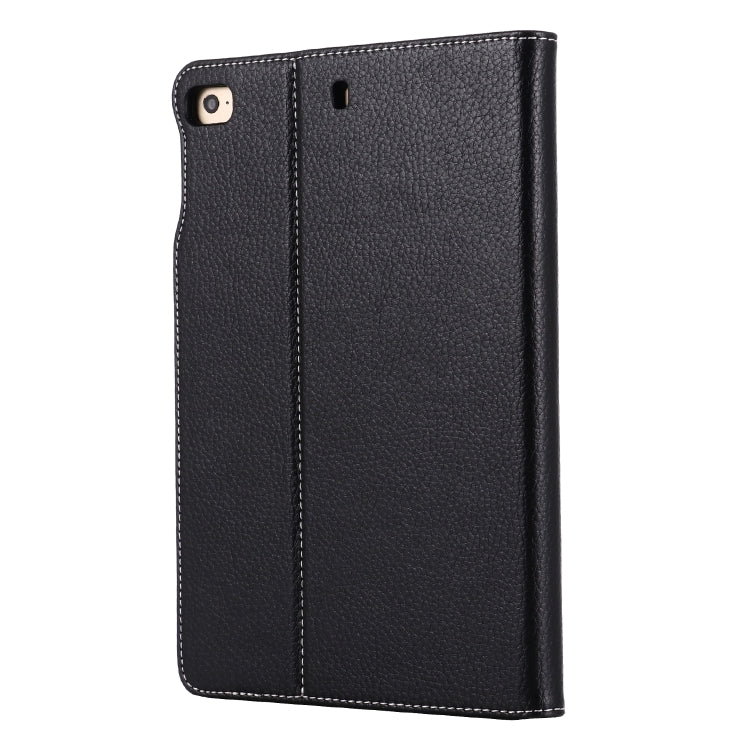 For iPad Mini 2019 & 4 & 3 & 2 & 1 GEBEI PU+TPU Horizontal Flip Protective Case with Holder & Card Slots(Black) - HoMEdemic™ 