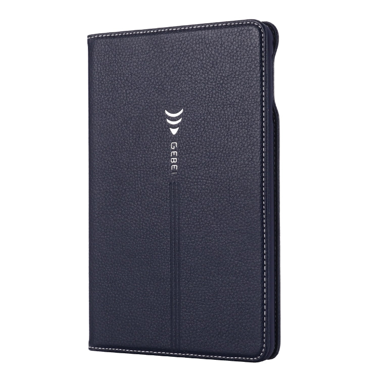 For iPad Mini 2019 & 4 & 3 & 2 & 1 GEBEI PU+TPU Horizontal Flip Protective Case with Holder & Card Slots(Blue) - HoMEdemic™ 