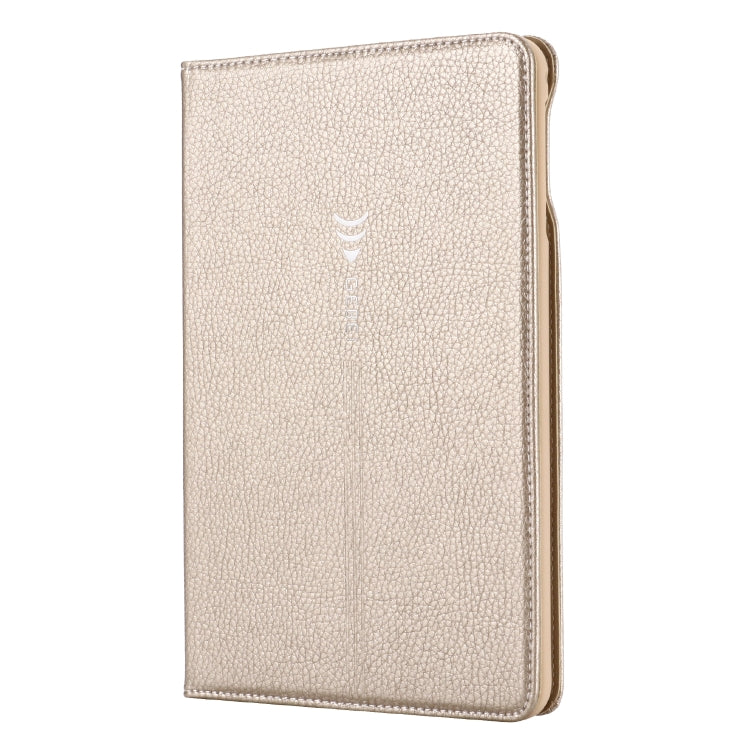 For iPad Mini 2019 & 4 & 3 & 2 & 1 GEBEI PU+TPU Horizontal Flip Protective Case with Holder & Card Slots(Gold) - HoMEdemic™ 