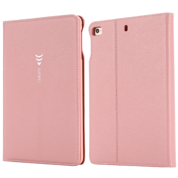 For iPad Mini 2019 & 4 & 3 & 2 & 1 GEBEI PU+TPU Horizontal Flip Protective Case with Holder & Card Slots(Rose Gold) - HoMEdemic™ 