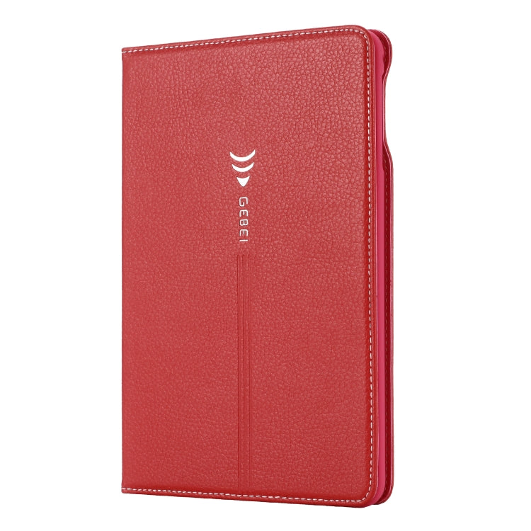 For iPad Mini 2019 & 4 & 3 & 2 & 1 GEBEI PU+TPU Horizontal Flip Protective Case with Holder & Card Slots(Red) - HoMEdemic™ 