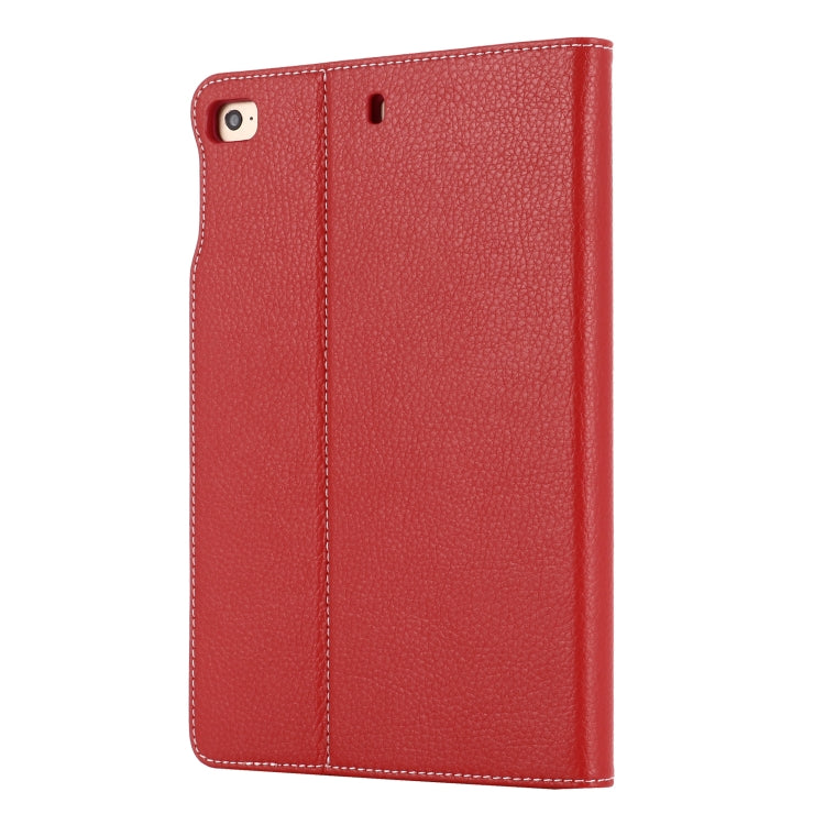 For iPad Mini 2019 & 4 & 3 & 2 & 1 GEBEI PU+TPU Horizontal Flip Protective Case with Holder & Card Slots(Red) - HoMEdemic™ 