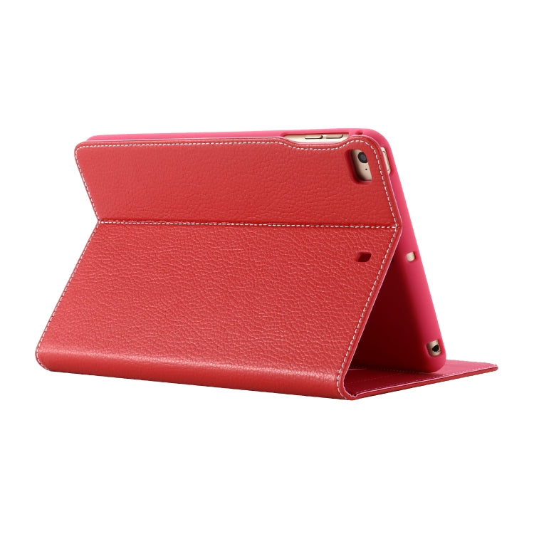 For iPad Mini 2019 & 4 & 3 & 2 & 1 GEBEI PU+TPU Horizontal Flip Protective Case with Holder & Card Slots(Red) - HoMEdemic™ 