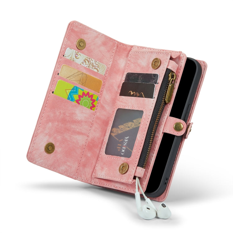 For iPhone 13 Pro Max CaseMe-008 Detachable Multifunctional Horizontal Flip Leather Case(Pink) - HoMEdemic™ 