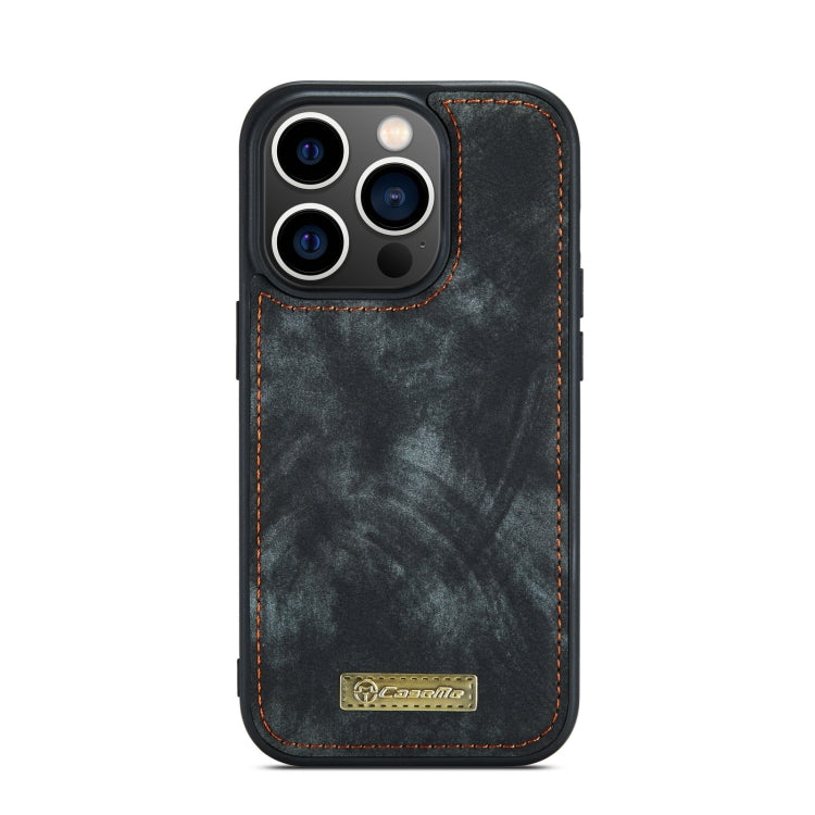 For iPhone 13 Pro CaseMe-008 Detachable Multifunctional Horizontal Flip Leather Case with Card Slot & Holder & Zipper Wallet & Photo Frame (Black) - HoMEdemic™ 