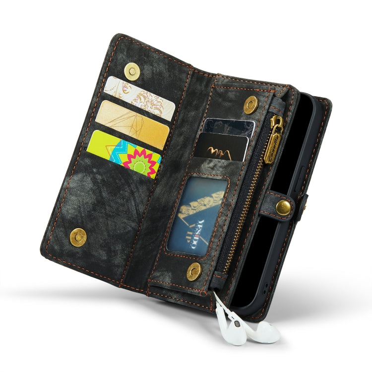 For iPhone 13 Pro CaseMe-008 Detachable Multifunctional Horizontal Flip Leather Case with Card Slot & Holder & Zipper Wallet & Photo Frame (Black) - HoMEdemic™ 