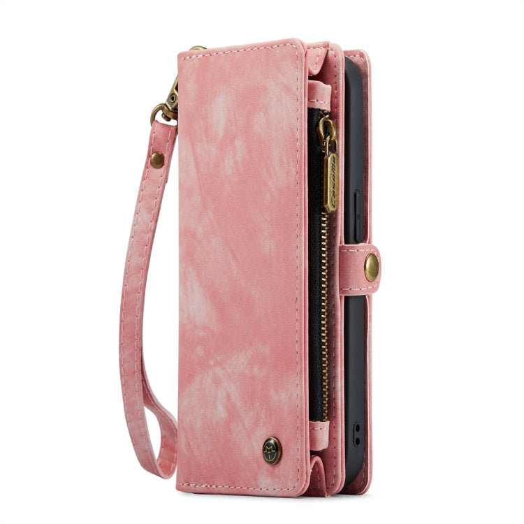 For iPhone 13 Pro CaseMe-008 Detachable Multifunctional Horizontal Flip Leather Case(Pink) - HoMEdemic™ 