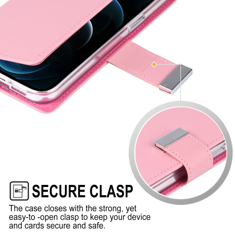 For iPhone 13 Pro GOOSPERY RICH DIARY Crazy Horse Texture Horizontal Flip Leather Case with Holder & Card Slots & Wallet (Purple) - HoMEdemic™ 