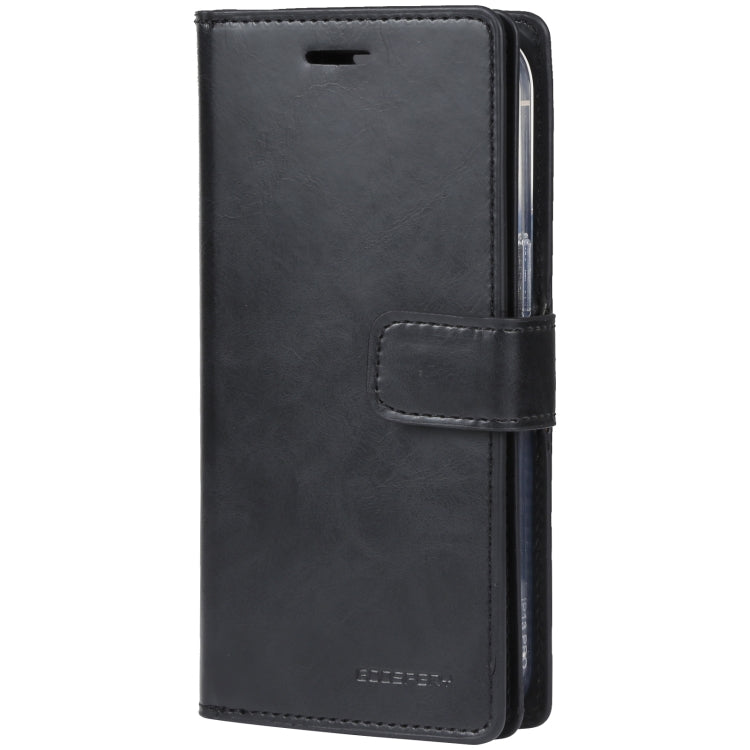 For iPhone 13 Pro GOOSPERY MANSOOR Crazy Horse Texture Horizontal Flip Leather Case with Holder & Card Slots & Wallet (Black) - HoMEdemic™ 