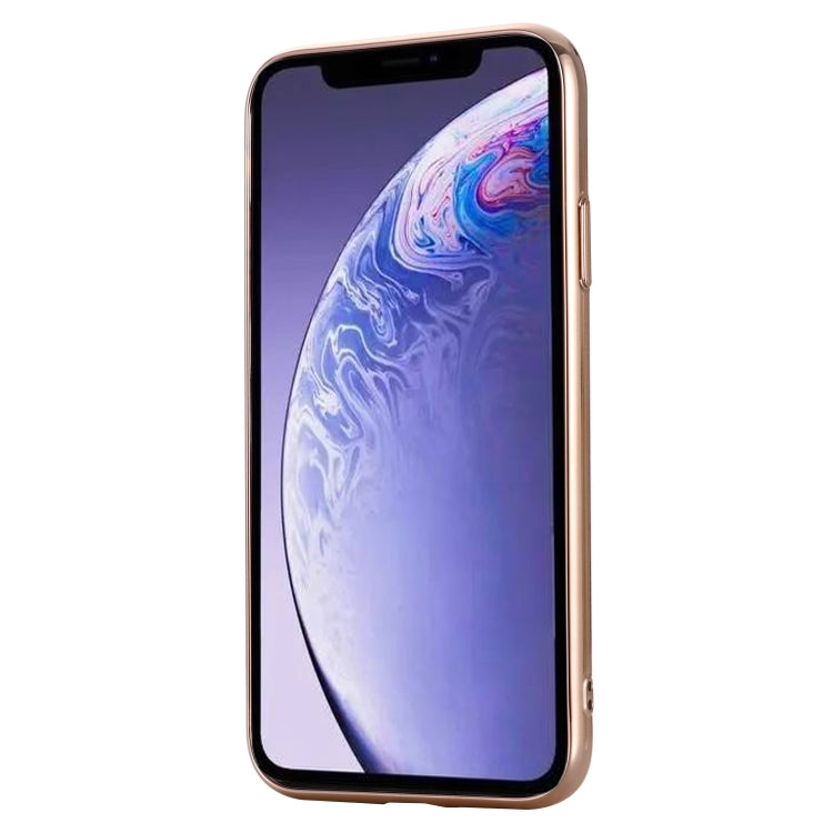 For iPhone 11 GEBEI Plating TPU Shockproof Protective Case(Gold) - HoMEdemic™ 
