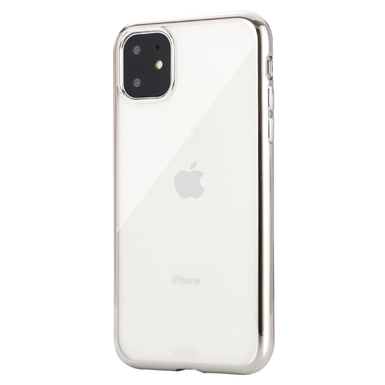For iPhone 11 GEBEI Plating TPU Shockproof Protective Case(Silver) - HoMEdemic™ 
