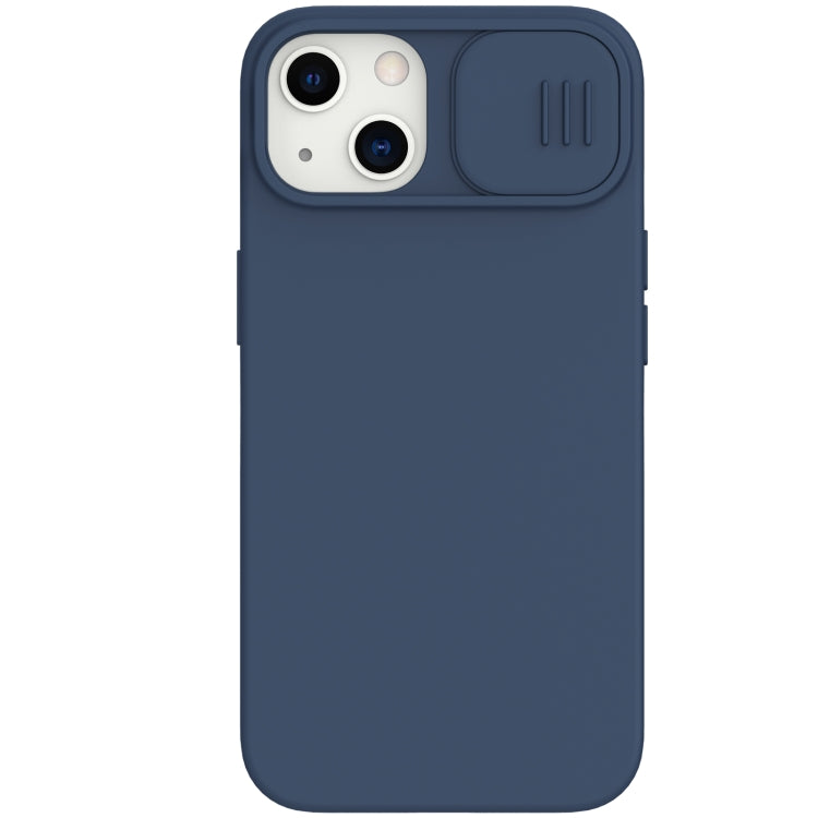 For iPhone 13 NILLKIN CamShield MagSafe Magnetic Liquid Silicone + PC Full Coverage Case(Blue) - HoMEdemic™ 