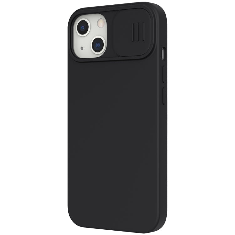 For iPhone 13 NILLKIN CamShield MagSafe Magnetic Liquid Silicone + PC Full Coverage Case(Black) - HoMEdemic™ 