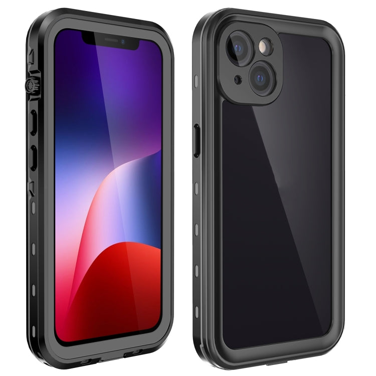 For iPhone 13 RedPepper Transparent Dot Shockproof Waterproof PC + TPU Protective Case(Black) - HoMEdemic™ 