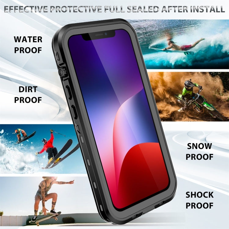 For iPhone 13 RedPepper Transparent Dot Shockproof Waterproof PC + TPU Protective Case(Black) - HoMEdemic™ 