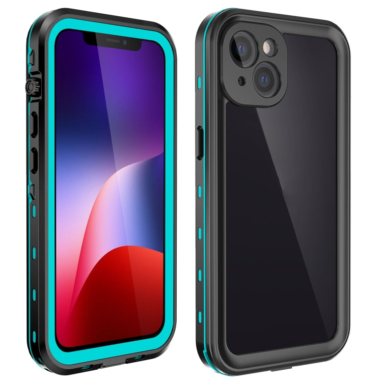 For iPhone 13 RedPepper Transparent Dot Shockproof Waterproof PC + TPU Protective Case (Blue) - HoMEdemic™ 