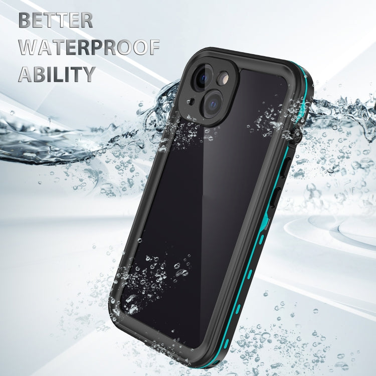 For iPhone 13 RedPepper Transparent Dot Shockproof Waterproof PC + TPU Protective Case (Blue) - HoMEdemic™ 