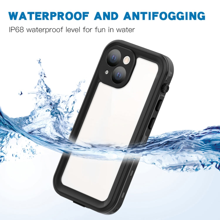 For iPhone 13 mini RedPepper Transparent Dot Shockproof Waterproof PC + TPU Protective Case (Black) - HoMEdemic™ 