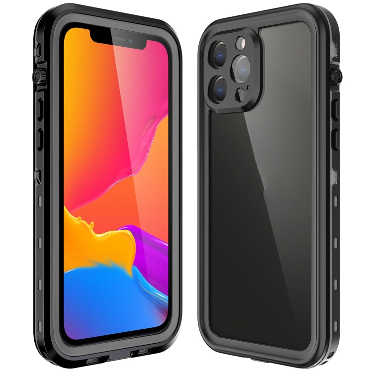 For iPhone 13 Pro Max RedPepper Transparent Dot Shockproof Waterproof PC + TPU Protective Case (Black) - HoMEdemic™ 