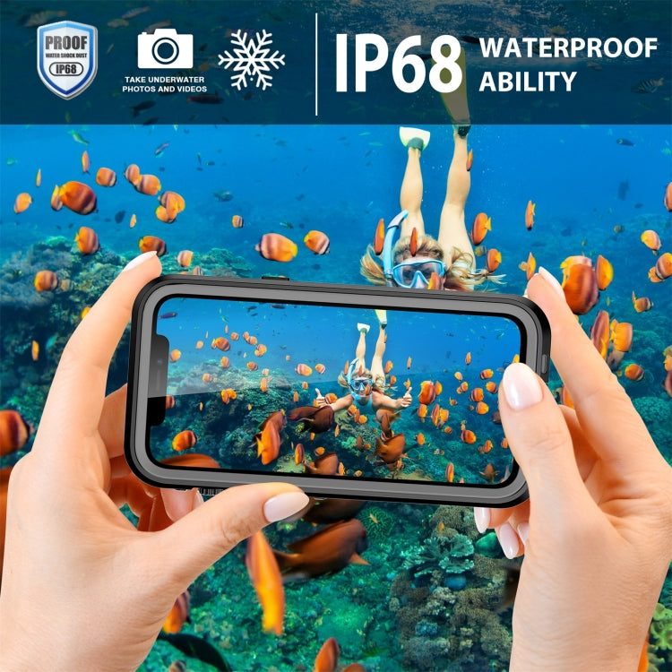 For iPhone 13 Pro Max RedPepper Transparent Dot Shockproof Waterproof PC + TPU Protective Case (Black) - HoMEdemic™ 