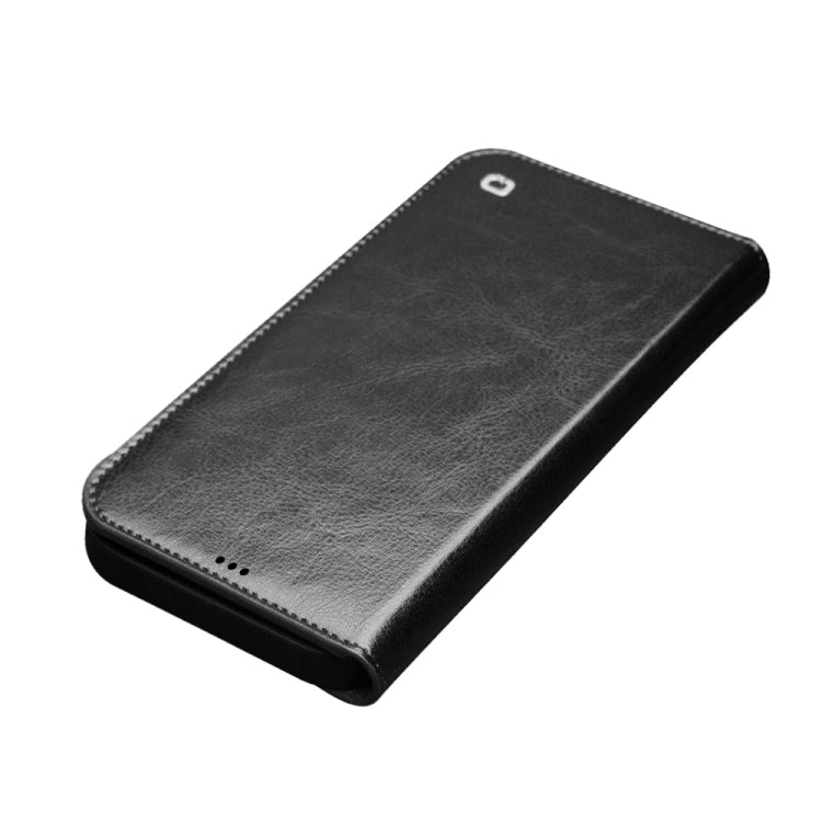 For iPhone 13 mini QIALINO Horizontal Flip Leather Case with Holder & Card Slots & Wallet (Black) - HoMEdemic™ 