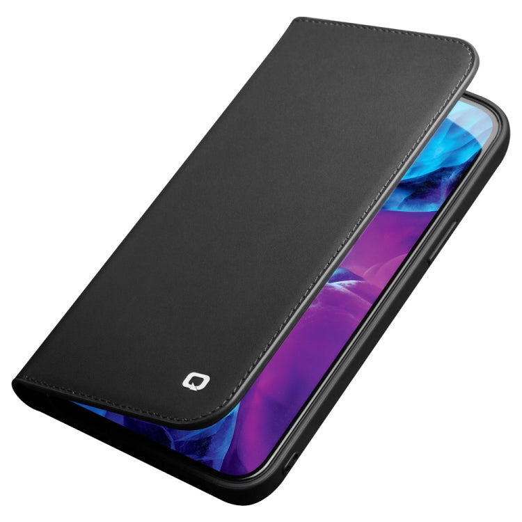 For iPhone 13 Pro Max QIALINO Business Horizontal Flip Leather Case with Holder & Card Slots & Wallet (Black) - HoMEdemic™ 