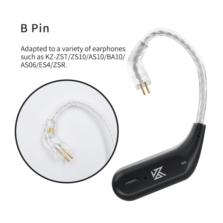 KZ AZ09 Bluetooth Earphone Ear Hook 5.2 Wireless Bluetooth Module Upgrade Cable, Style:B - HoMEdemic™ 