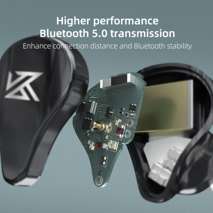 KZ SA08 Wireless Four-unit 5BA Balance Armature Bluetooth In-ear TWS Earphone(Black) - HoMEdemic™ 
