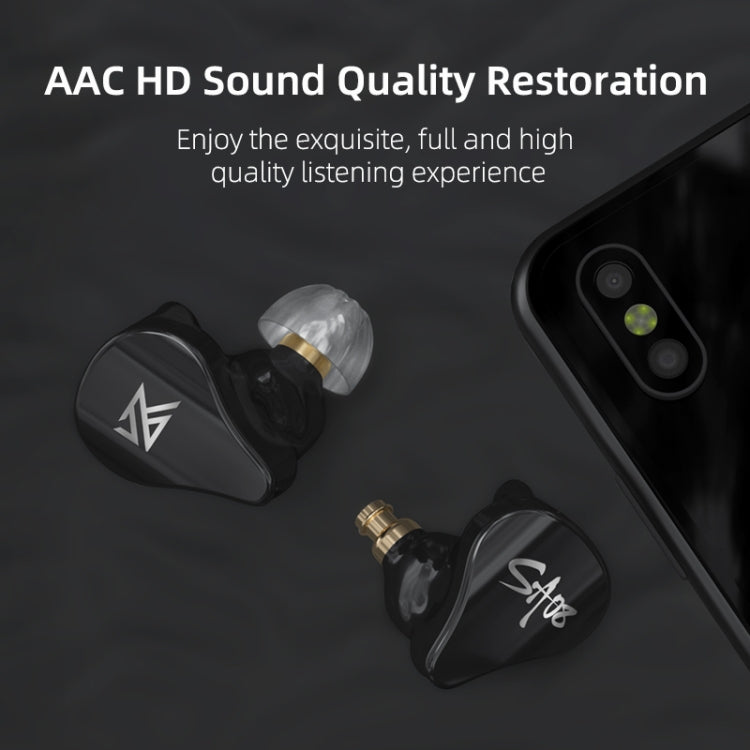 KZ SA08 Wireless Four-unit 5BA Balance Armature Bluetooth In-ear TWS Earphone(Black) - HoMEdemic™ 