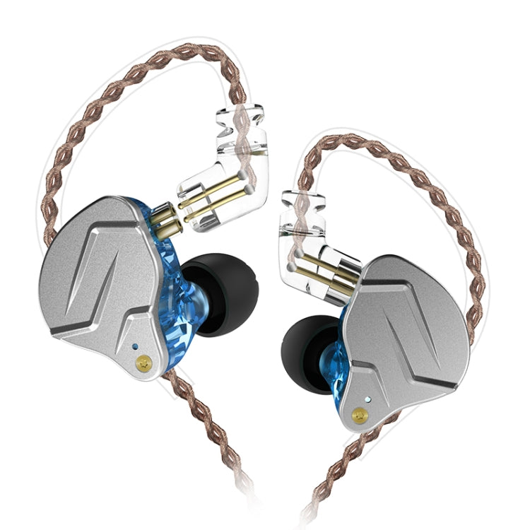KZ ZSN Pro Ring Iron Hybrid Drive Metal In-ear Wired Earphone, Standard Version(Blue) - HoMEdemic™ 