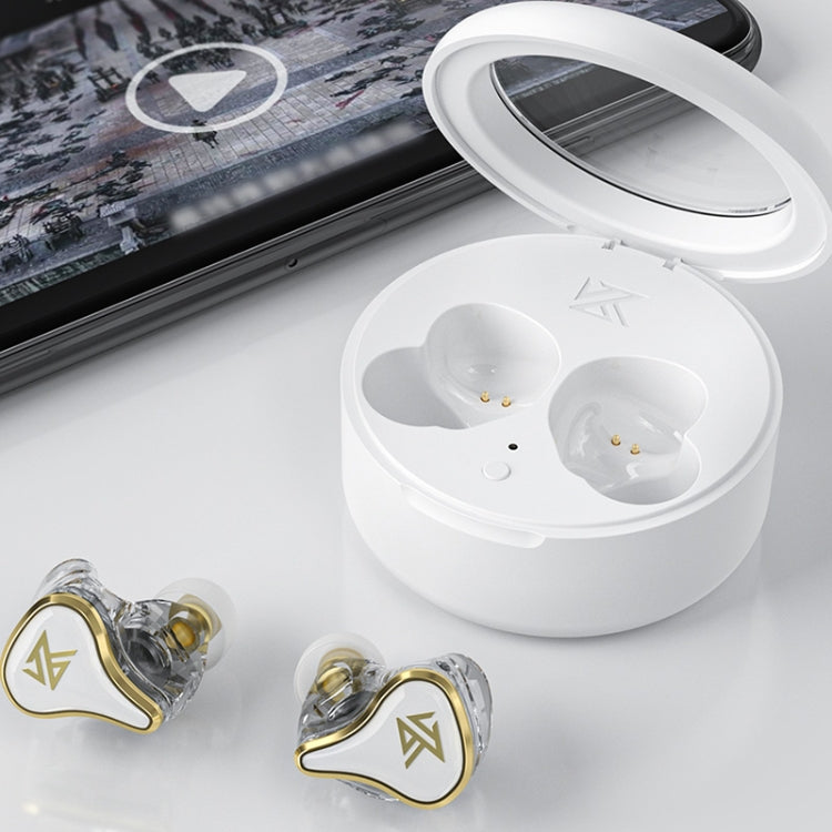 KZ SK10 1DD+1BA Hybrid Technology Bluetooth 5.2 True Wireless TWS Earphone(White) - HoMEdemic™ 