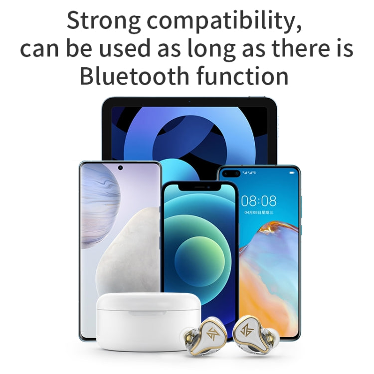 KZ SK10 1DD+1BA Hybrid Technology Bluetooth 5.2 True Wireless TWS Earphone(White) - HoMEdemic™ 