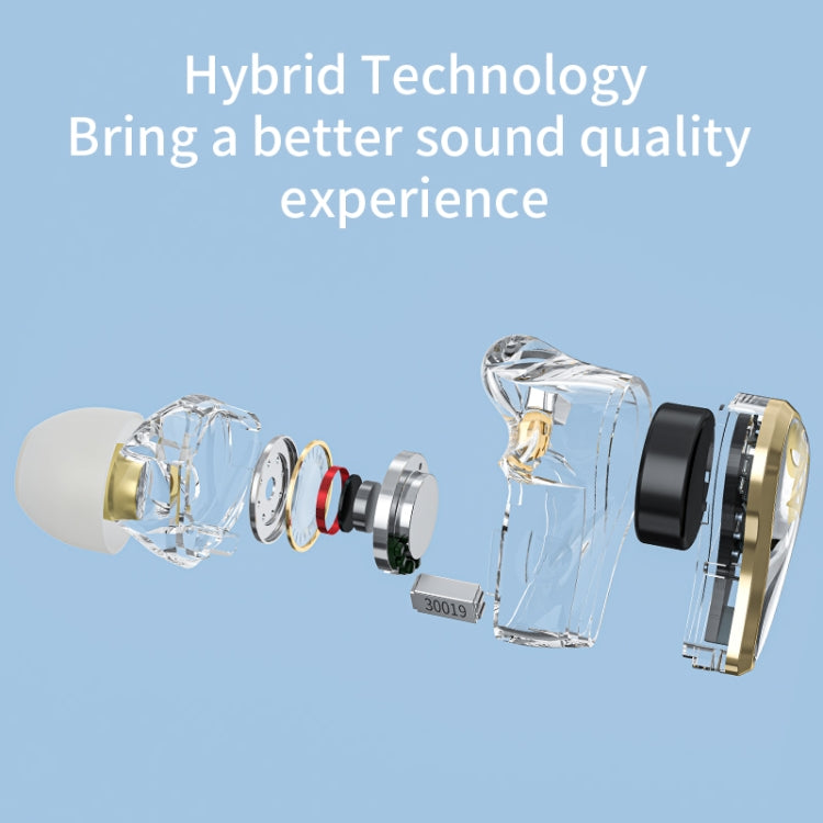 KZ SK10 1DD+1BA Hybrid Technology Bluetooth 5.2 True Wireless TWS Earphone(White) - HoMEdemic™ 