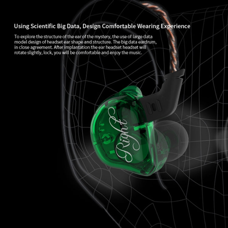 KZ ZSR 6-unit Ring Iron In-ear Wired Earphone, Standard Version(White) - HoMEdemic™ 
