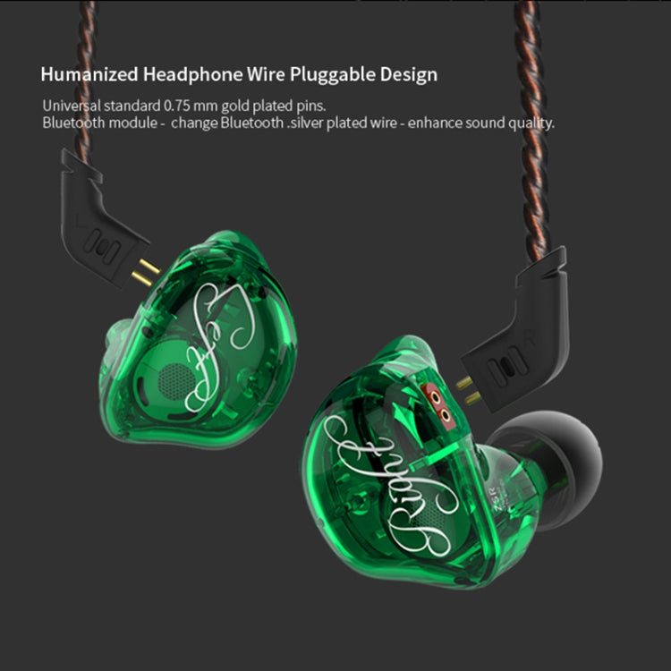 KZ ZSR 6-unit Ring Iron In-ear Wired Earphone, Mic Version(White) - HoMEdemic™ 