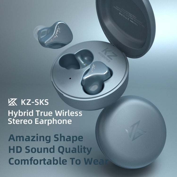 KZ SKS 1DD+1BA Hybrid Technology Wireless Bluetooth 5.2 Sports In-ear Earphone(Blue) - HoMEdemic™ 
