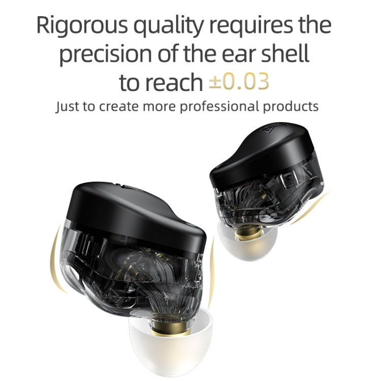 KZ AST 24-unit Balance Armature Monitor HiFi In-Ear Wired Earphone No Mic(Black) - HoMEdemic™ 