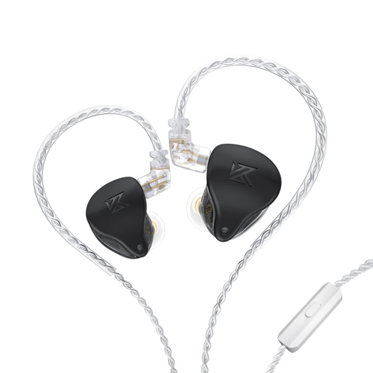 KZ AST 24-unit Balance Armature Monitor HiFi In-Ear Wired Earphone With Mic(Black) - HoMEdemic™ 