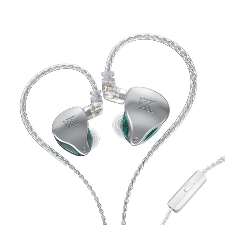 KZ AST 24-unit Balance Armature Monitor HiFi In-Ear Wired Earphone With Mic(Green) - HoMEdemic™ 