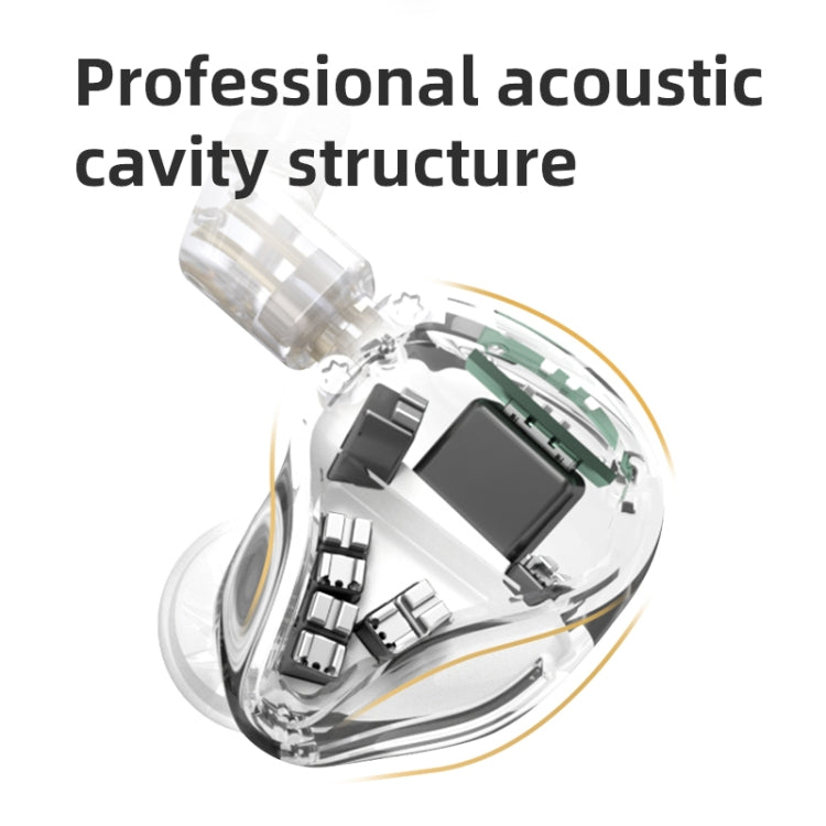 KZ ASX 20-unit Balance Armature Monitor HiFi In-Ear Wired Earphone No Mic(Black) - HoMEdemic™ 