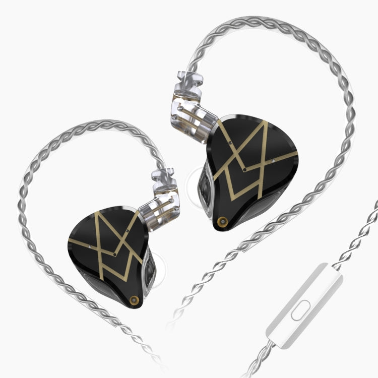 KZ ASX 20-unit Balance Armature Monitor HiFi In-Ear Wired Earphone With Mic(Black) - HoMEdemic™ 