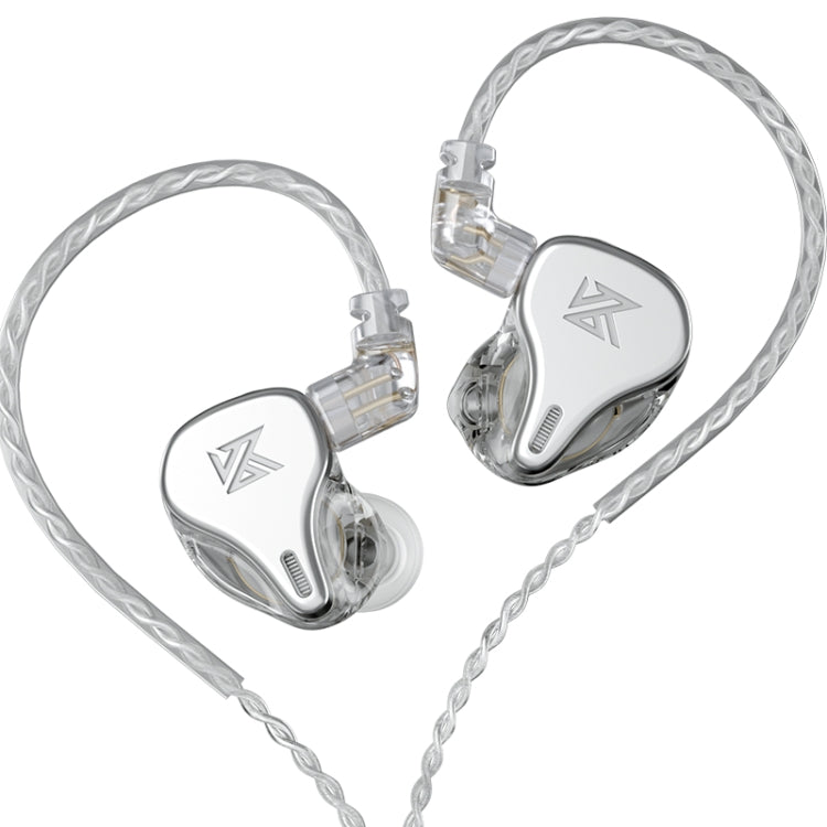 KZ DQ6 3-unit Dynamic HiFi In-Ear Wired Earphone No Mic(Silver) - HoMEdemic™ 