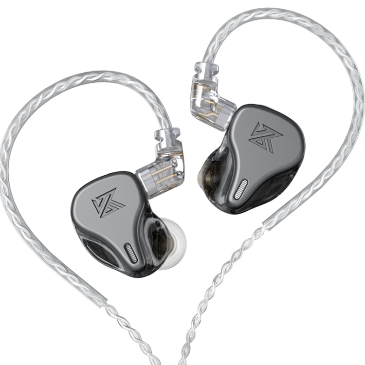 KZ DQ6 3-unit Dynamic HiFi In-Ear Wired Earphone No Mic(Grey) - HoMEdemic™ 