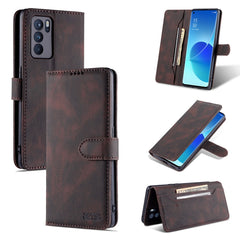 AZNS Dream II Skin Feel PU+TPU Horizontal Flip Leather Case with Holder & Card Slots & Wallet, For iPhone SE 2022 / SE 2020 / 8 / 7, For Samsung Galaxy A72 5G / 4G, For OPPO Reno6 5G, For OPPO Reno6 Pro 5G - HoMEdemic™ 