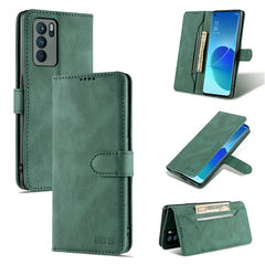AZNS Dream II Skin Feel PU+TPU Horizontal Flip Leather Case with Holder & Card Slots & Wallet, For iPhone SE 2022 / SE 2020 / 8 / 7, For Samsung Galaxy A72 5G / 4G, For OPPO Reno6 5G, For OPPO Reno6 Pro 5G - HoMEdemic™ 