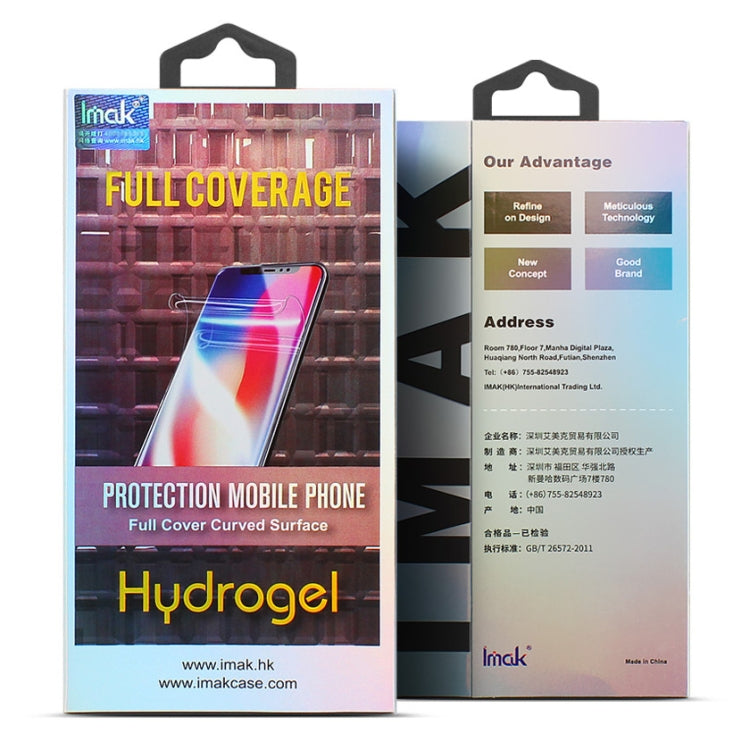 2 PCS IMAK Curved Full Screen Hydrogel Film For iPhone 11 Pro Max - HoMEdemic™ 