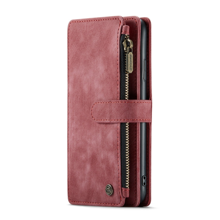For iPhone 11 CaseMe-C30 PU + TPU Multifunctional Horizontal Flip Leather Case with Holder & Card Slot & Wallet & Zipper Pocket (Red) - HoMEdemic™ 