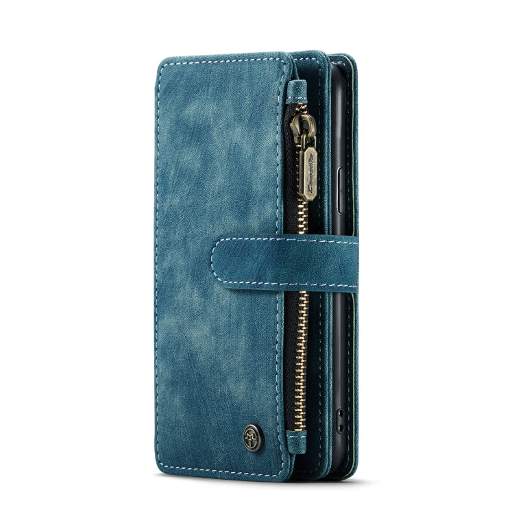 For iPhone 11 Pro CaseMe-C30 PU + TPU Multifunctional Horizontal Flip Leather Case with Holder & Card Slot & Wallet & Zipper Pocket (Blue) - HoMEdemic™ 