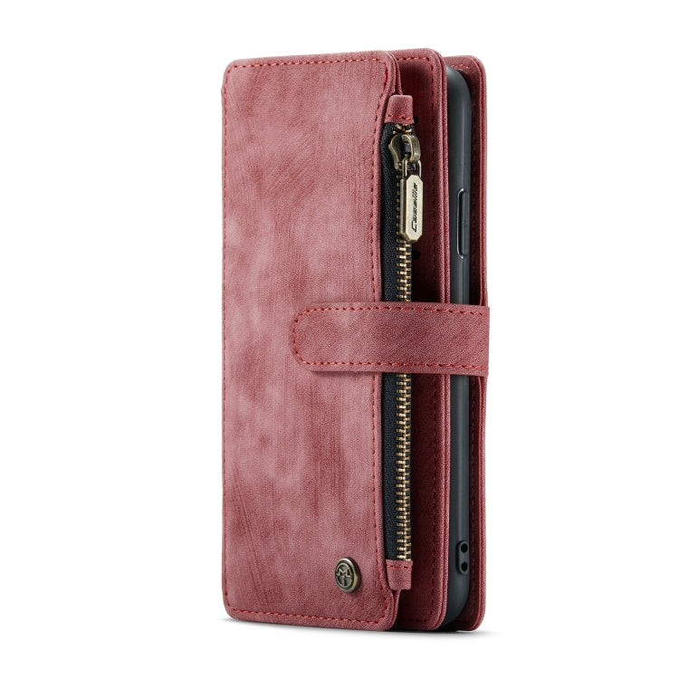 For iPhone XR CaseMe-C30 PU + TPU Multifunctional Horizontal Flip Leather Case with Holder & Card Slot & Wallet & Zipper Pocket(Red) - HoMEdemic™ 